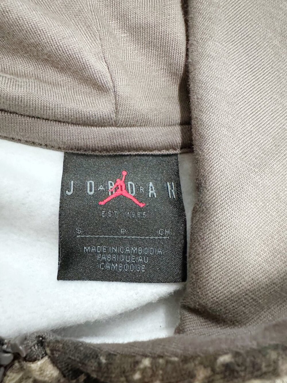 NEVER WORN! Jordan Brooklyn Fleece Women's Realtree Mod Crop Hoodie, Small - Picture 3 of 3